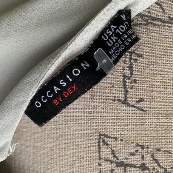 Light grey corset front dress MED - Picture 5 of 6